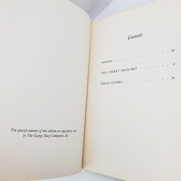Two Plays Anton Chekhov Book - Cherry Orchard, Three Sisters Heritage Press 1966 - Picture 3 of 11